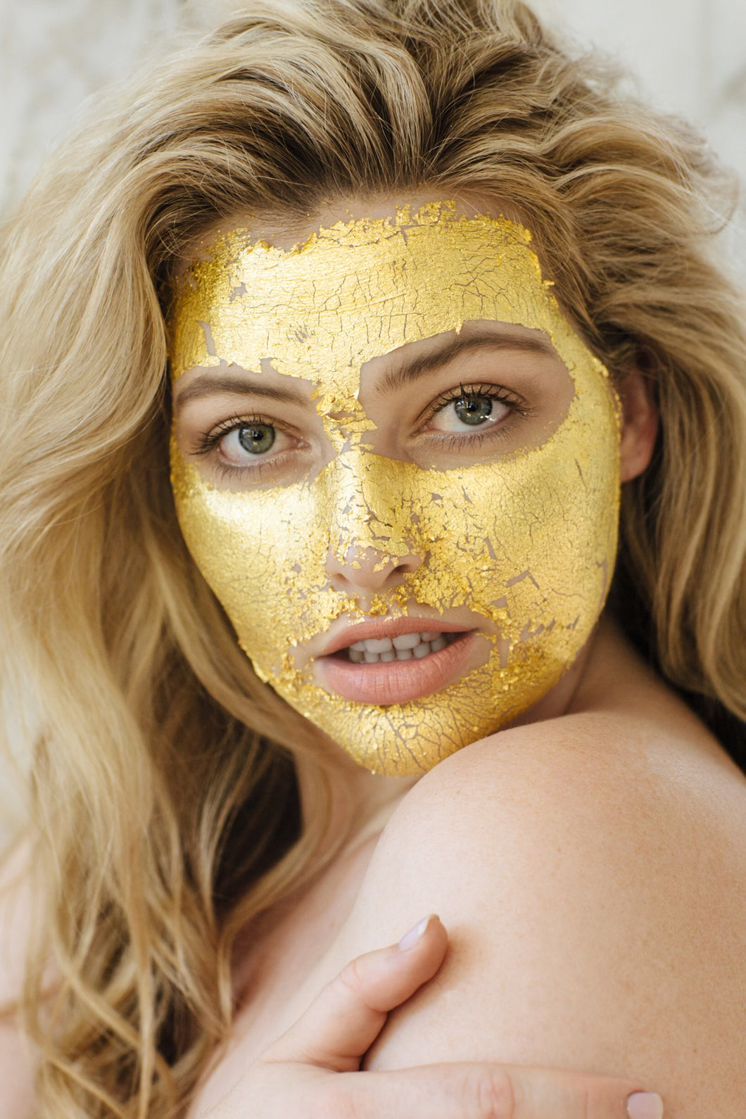 24K Gold Facial Treatment - Masked by Models